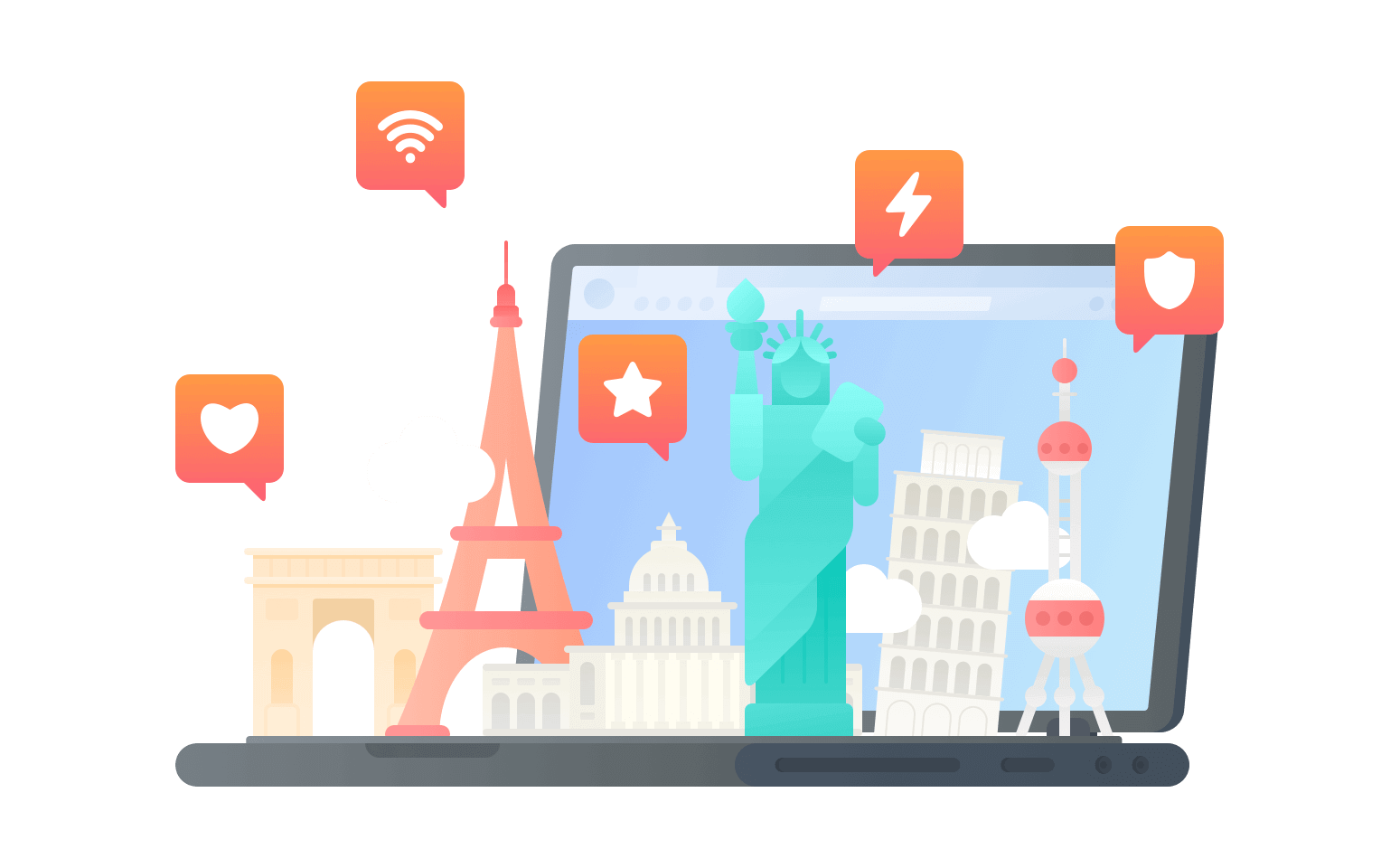 在密克罗尼西尼群岛连接到中国vpn - 返华APP